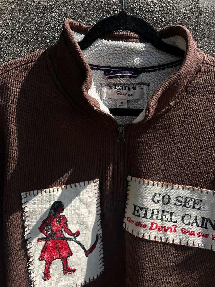 Go See Ethel Cain - brown pullover