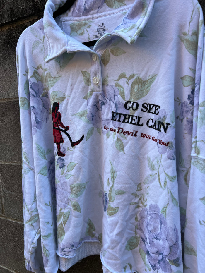 Go See Ethel Cain - Floral Pullover