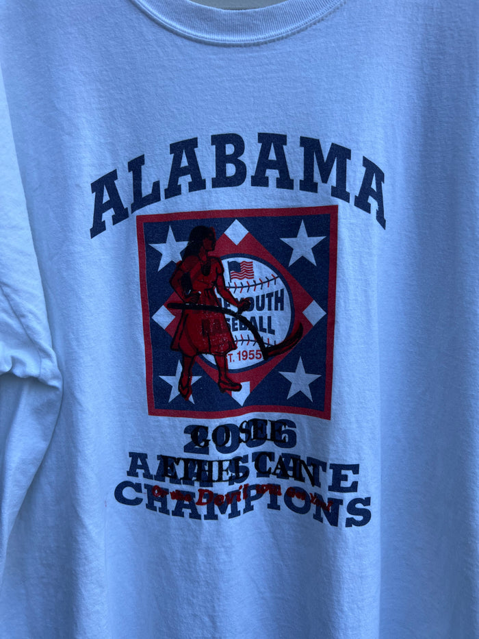 Go See Ethel Cain or the Devil Will Get You - 2006 Alabama Baseball White TShirt