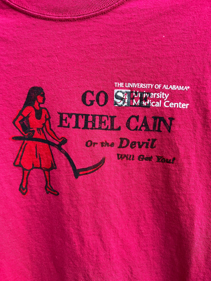Go See Ethel Cain or the Devil Will Get You - AL Medical Center Red T-shirt