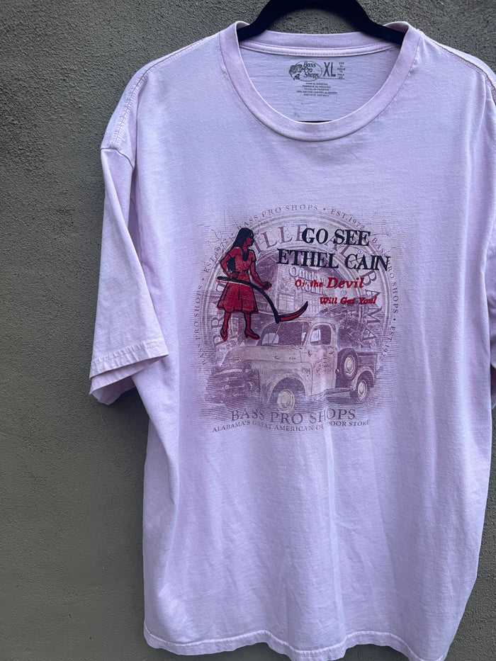 Go See Ethel Cain or the Devil Will Get You - Bass Pro Shops TShirt