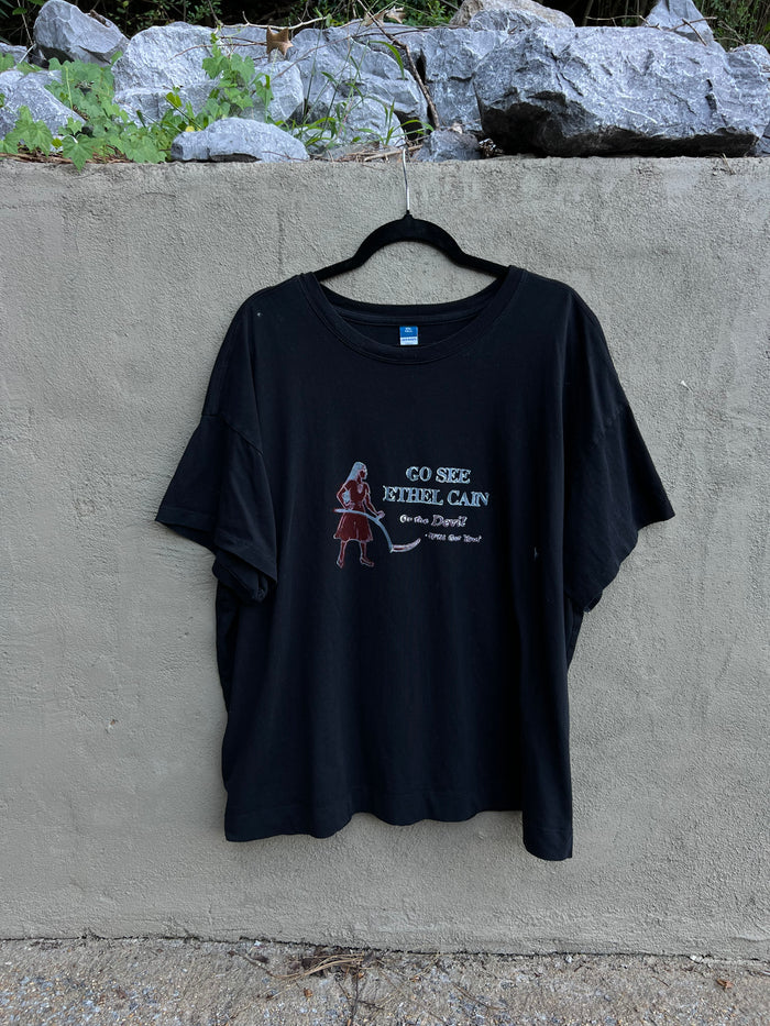 Go See Ethel Cain or the Devil Will Get You - Black T-shirt