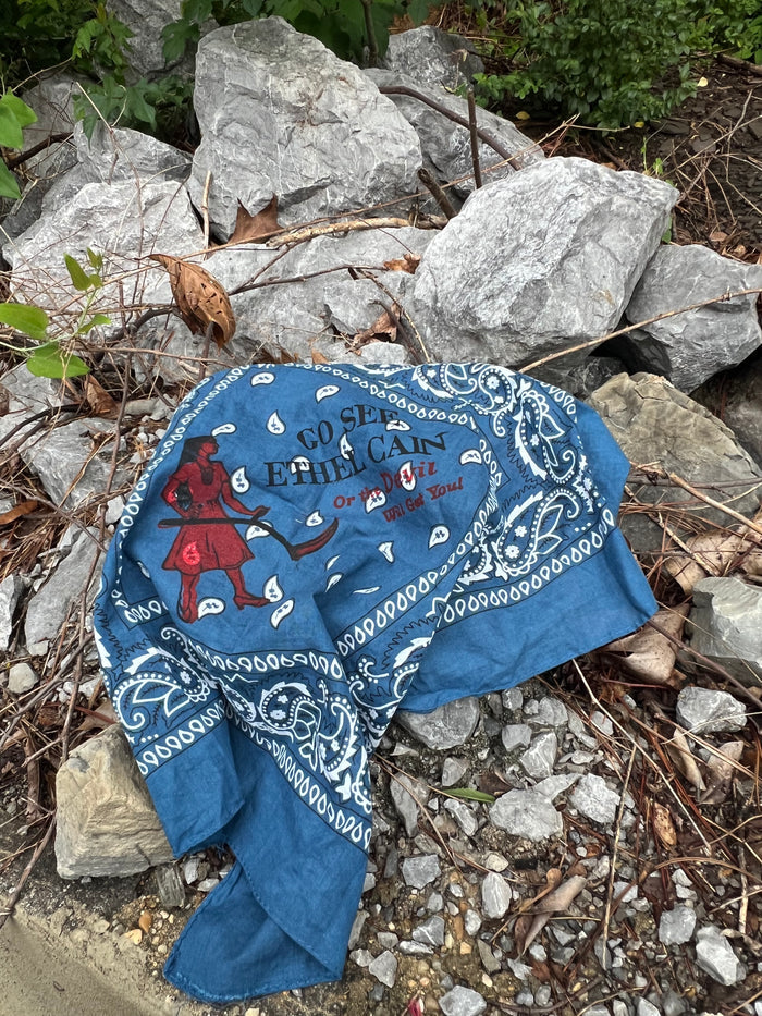 Go See Ethel Cain or the Devil Will Get You - Blue Bandanna