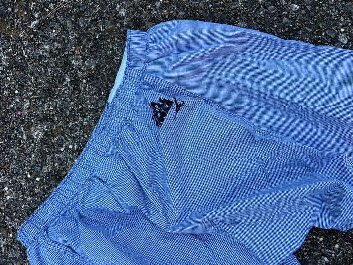 Go See Ethel Cain or the Devil Will Get You - Blue Check Boxer Shorts