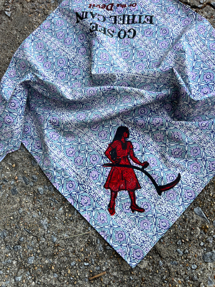 Go See Ethel Cain or the Devil Will Get You - Blue & Purple Bandana