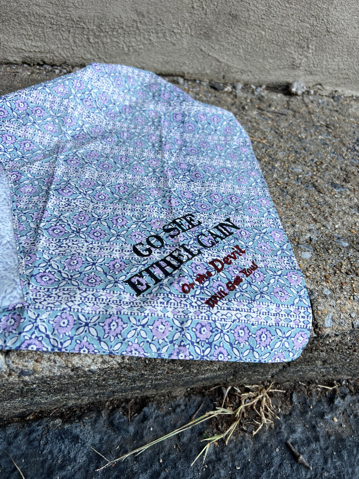 Go See Ethel Cain or the Devil Will Get You - Blue & Purple Bandana