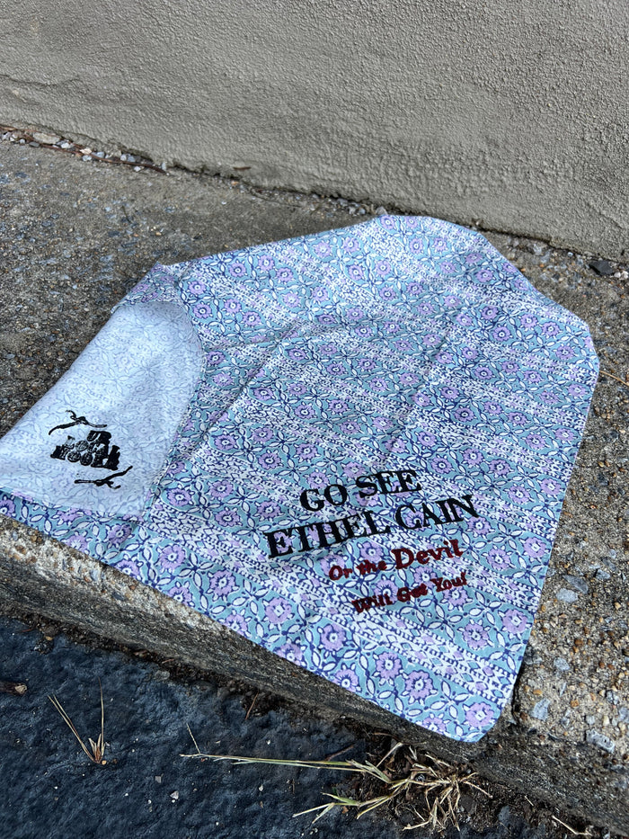 Go See Ethel Cain or the Devil Will Get You - Blue & Purple Bandana