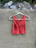 Go See Ethel Cain or the Devil Will Get You - Brick Red Cropped Tank