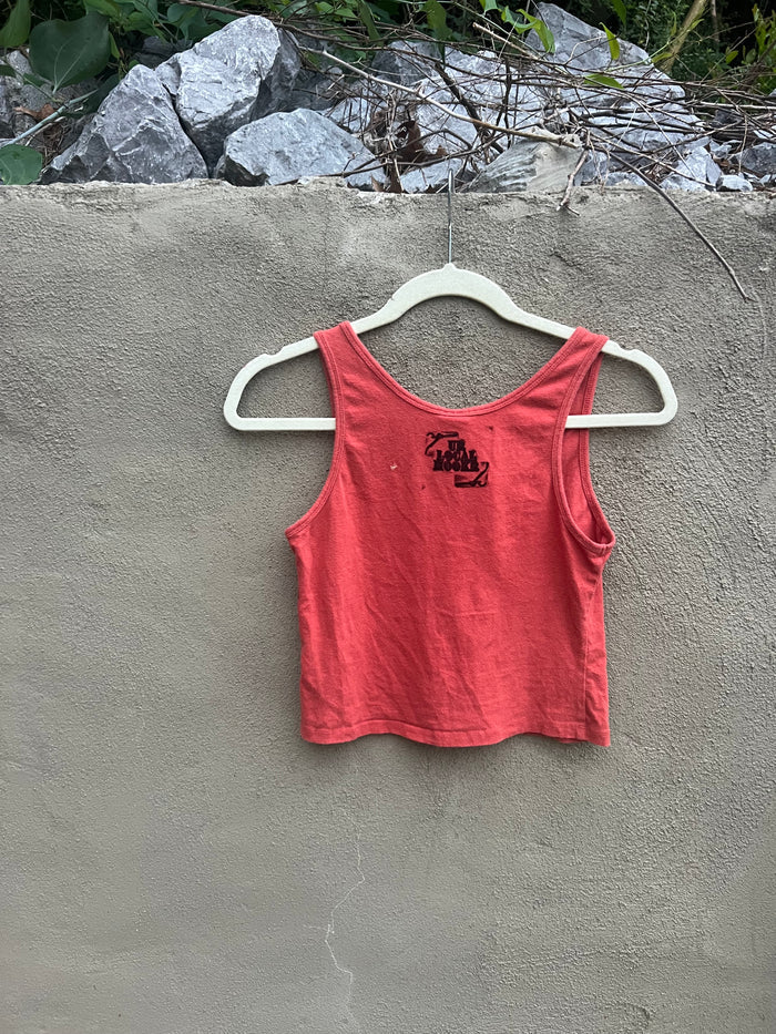 Go See Ethel Cain or the Devil Will Get You - Brick Red Cropped Tank