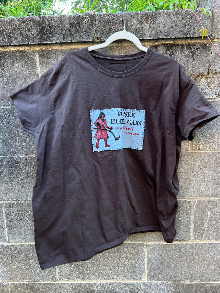 Go See Ethel Cain or the Devil Will Get You - Brown T-Shirt