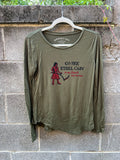 Go See Ethel Cain or the Devil Will Get You - Dark Green Aero Longsleeve Shirt