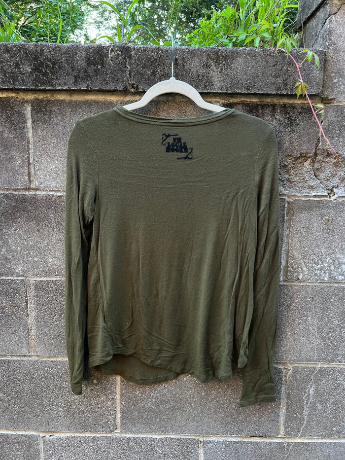 Go See Ethel Cain or the Devil Will Get You - Dark Green Aero Longsleeve Shirt