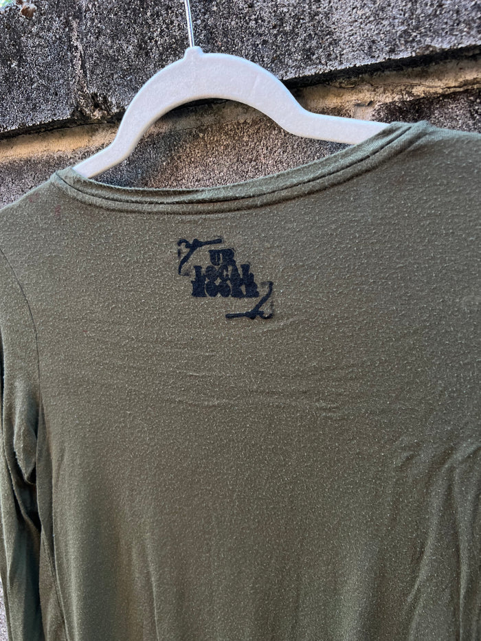Go See Ethel Cain or the Devil Will Get You - Dark Green Aero Longsleeve Shirt