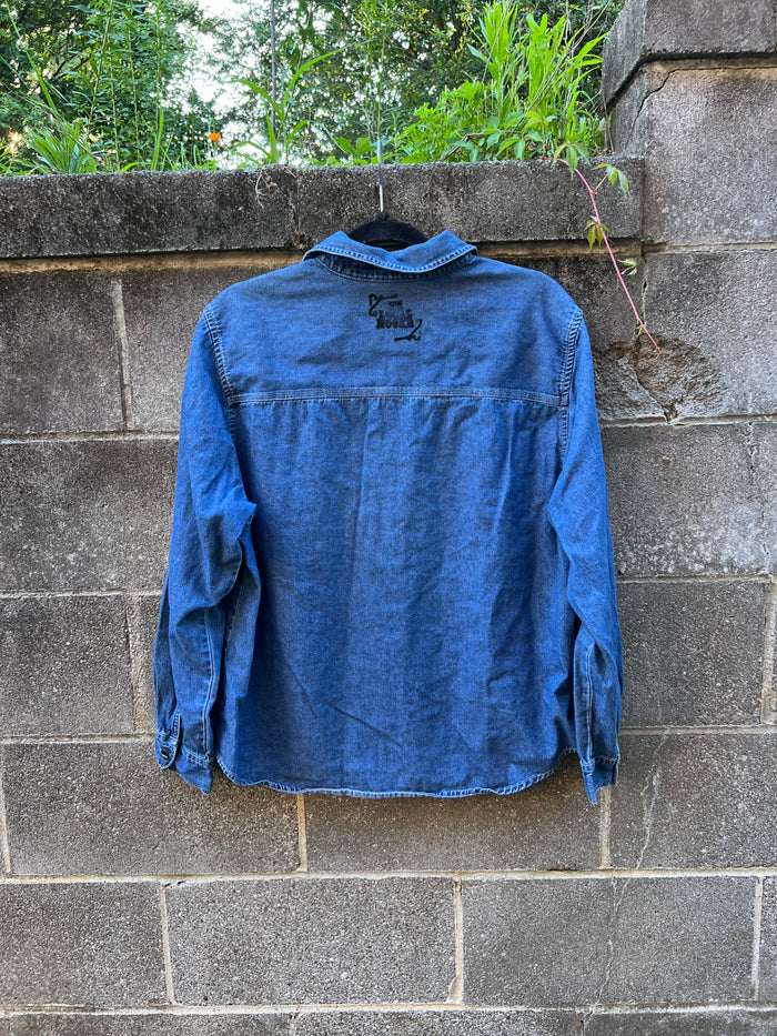 Go See Ethel Cain or the Devil Will Get You - Faded Glory Denim Shirt
