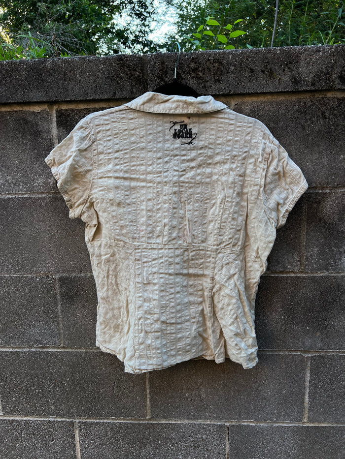 Go See Ethel Cain or the Devil Will Get You - Faded Glory Taupe Shirt
