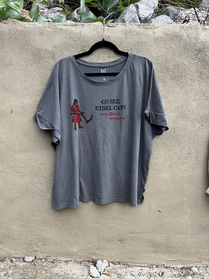 Go See Ethel Cain or the Devil Will Get You - GAP Boxy Tshirt