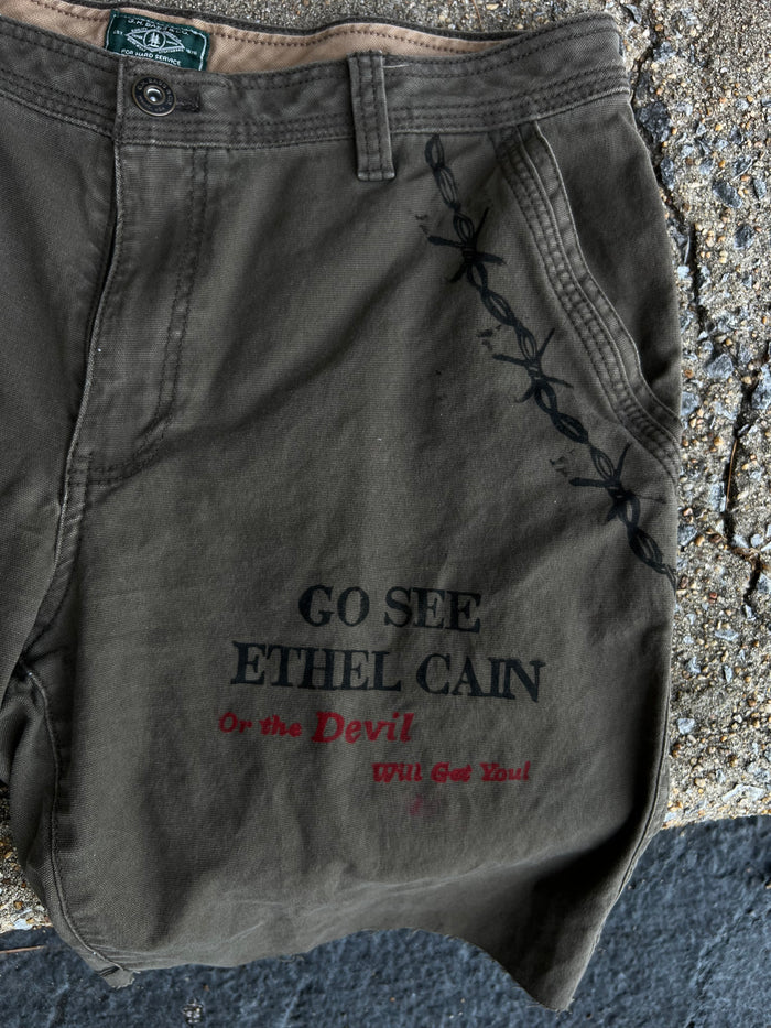 Go See Ethel Cain or the Devil Will Get You - GH Bass & Co Cargo Shorts