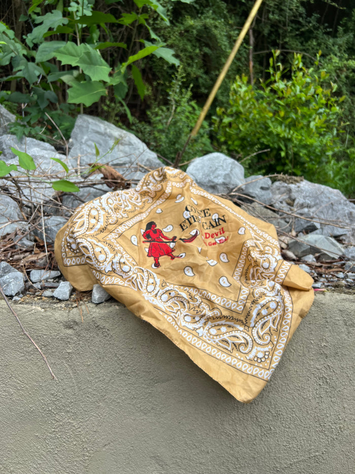Go See Ethel Cain or the Devil Will Get You - Gold Bandanna