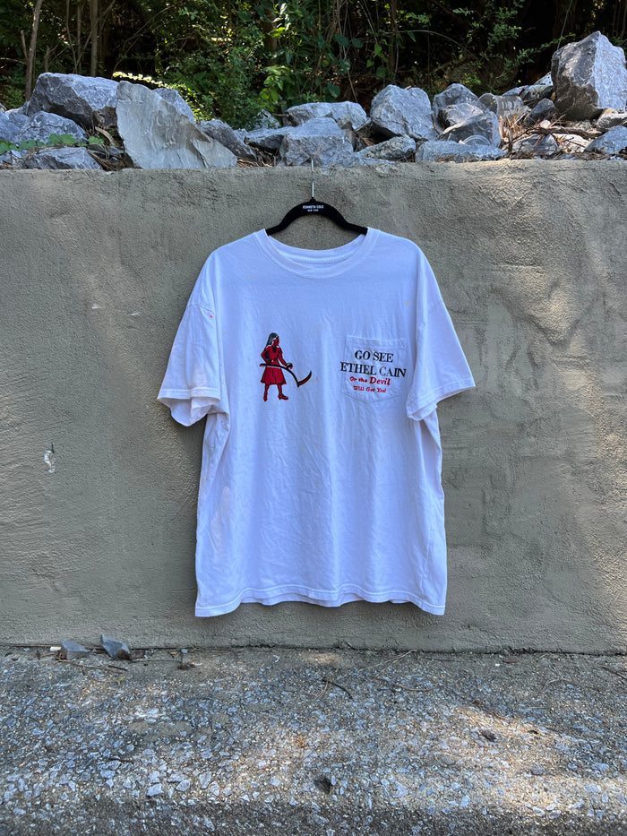 Go See Ethel Cain or the Devil Will Get You - Goodfellow Pocket TShirt