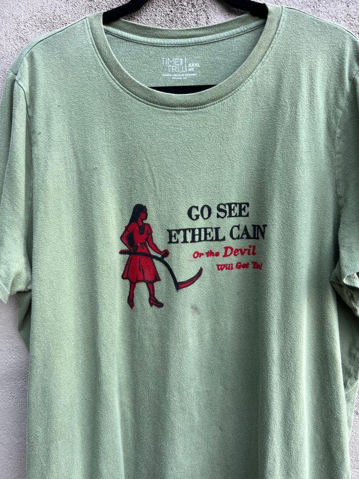 Go See Ethel Cain or the Devil Will Get You - Green Time & True T-shirt