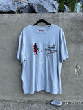 Go See Ethel Cain or the Devil Will Get You - Grey Wrangler T-shirt