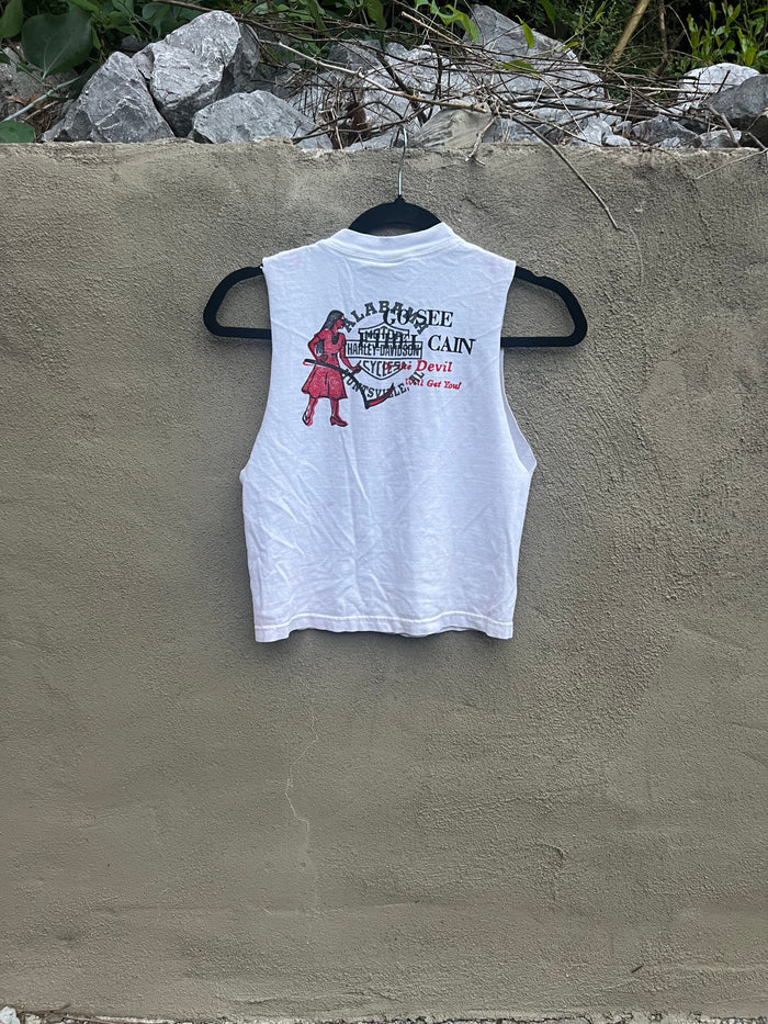Go See Ethel Cain or the Devil Will Get You - Harley-Davidson Muscle Tank
