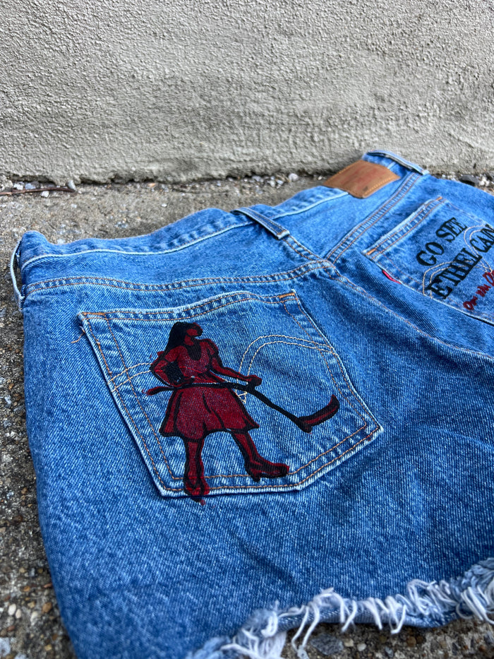 Go See Ethel Cain or the Devil Will Get You -  Levi Denim Shorts