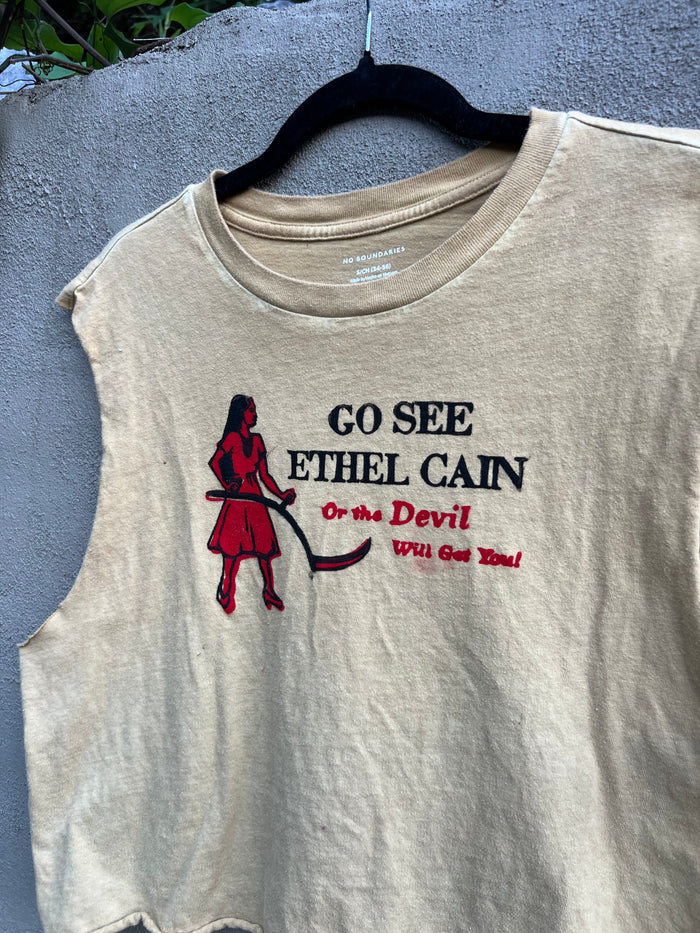 Go See Ethel Cain or the Devil Will Get You - Mustard No Boundaries Muscle Tank