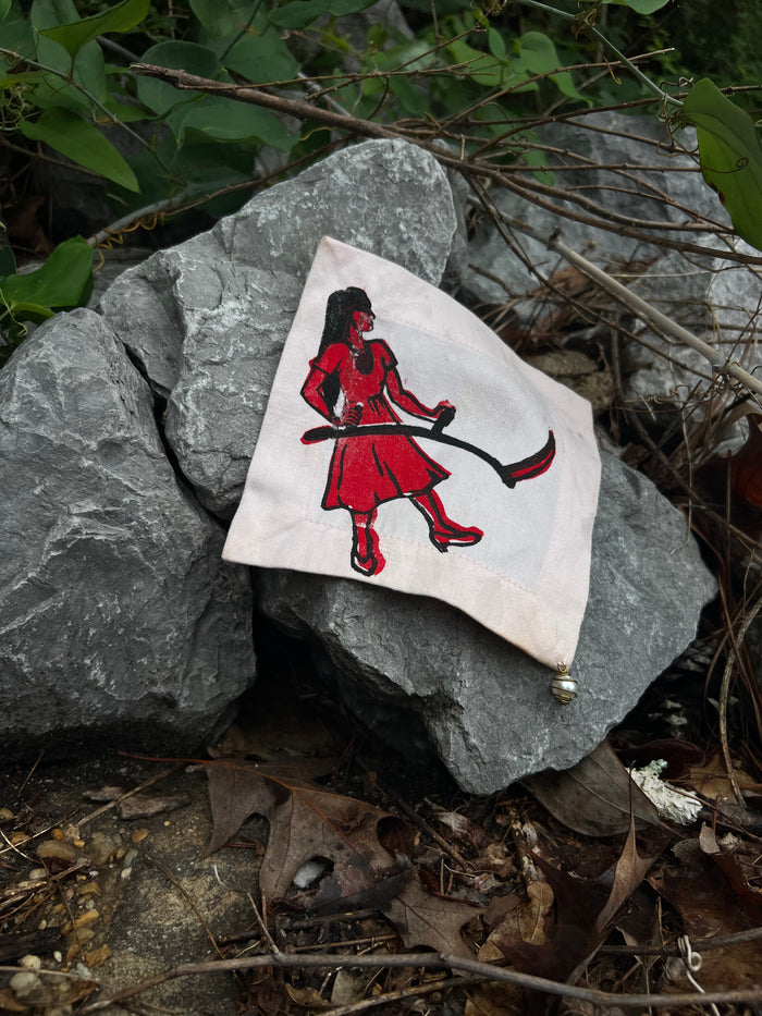 Go See Ethel Cain or the Devil Will Get You - Pink Vintage Doily