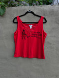 Go See Ethel Cain or the Devil Will Get You - Red Anne Lewin Lace Tank