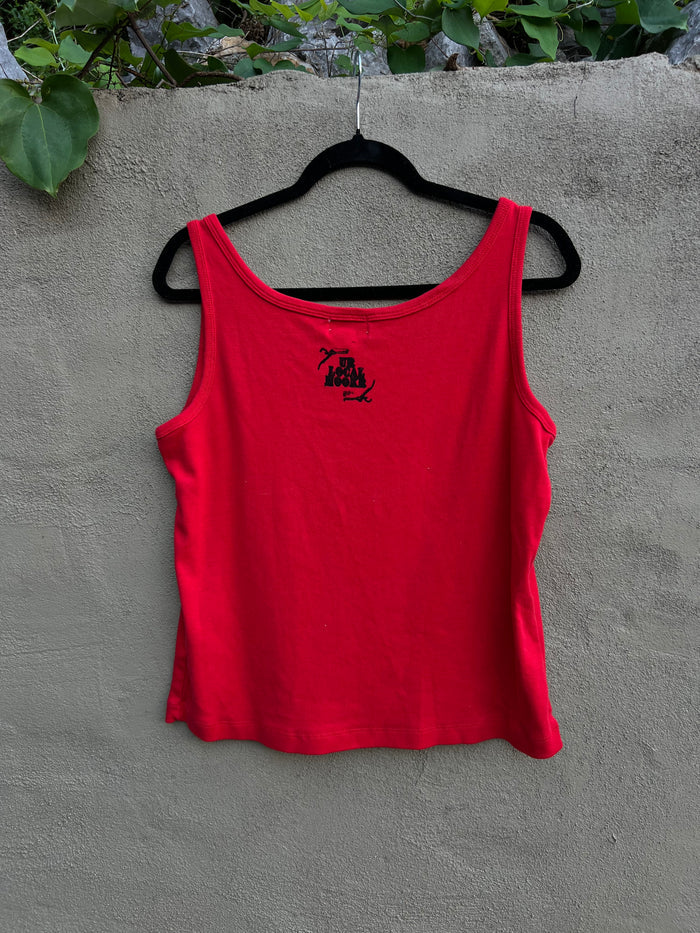 Go See Ethel Cain or the Devil Will Get You - Red Anne Lewin Lace Tank