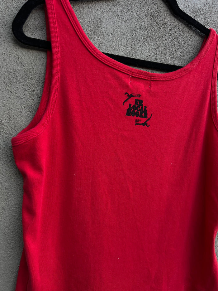 Go See Ethel Cain or the Devil Will Get You - Red Anne Lewin Lace Tank