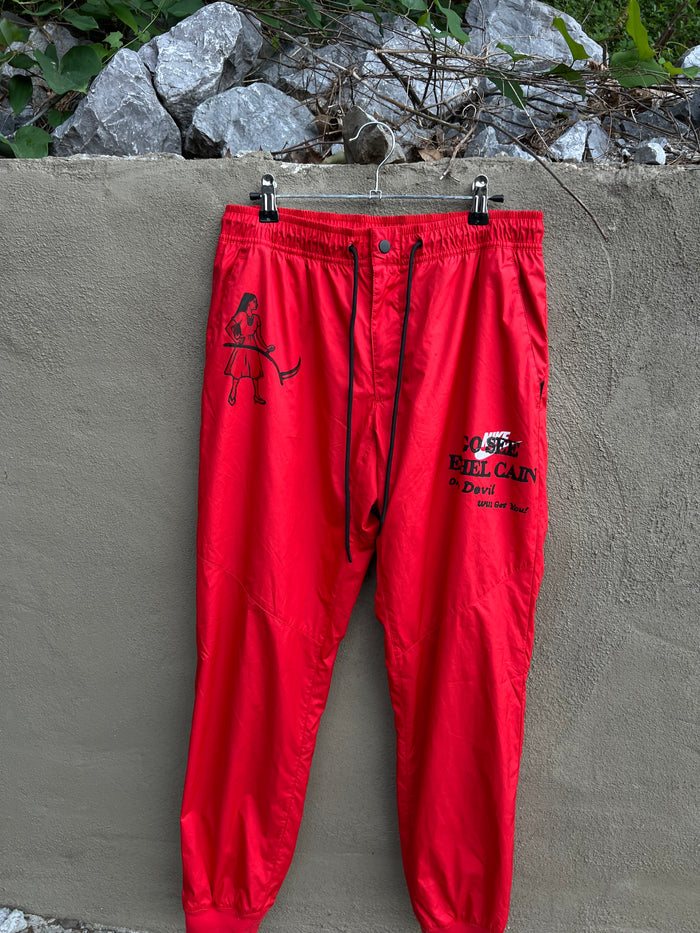 Go See Ethel Cain or the Devil Will Get You - Red Nike Pants