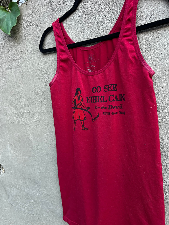 Go See Ethel Cain or the Devil Will Get You - Rockin Republic Red Tank