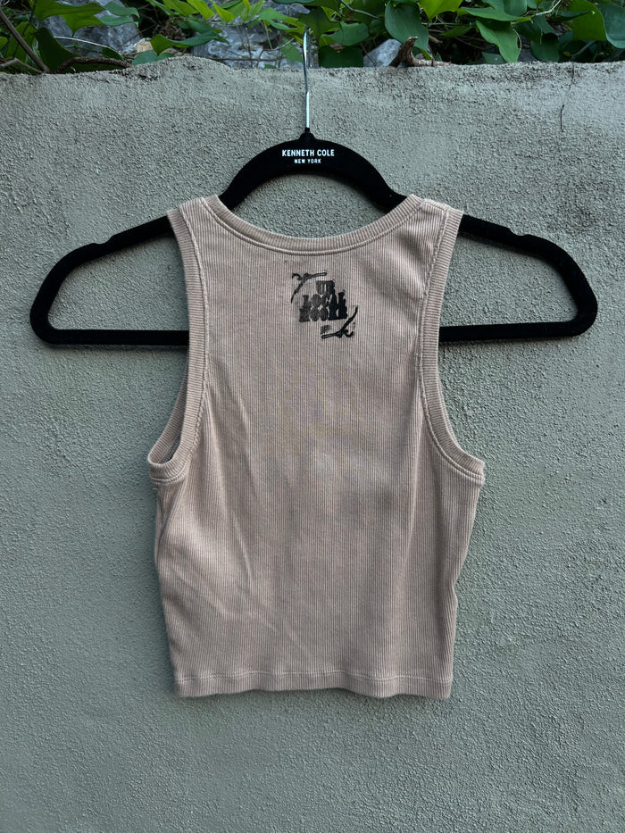 Go See Ethel Cain or the Devil Will Get You - Tan Hollister Tank