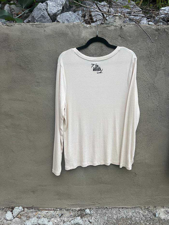 Go See Ethel Cain or the Devil Will Get You - Taupe Long Sleeved Top
