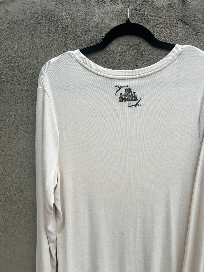 Go See Ethel Cain or the Devil Will Get You - Taupe Long Sleeved Top
