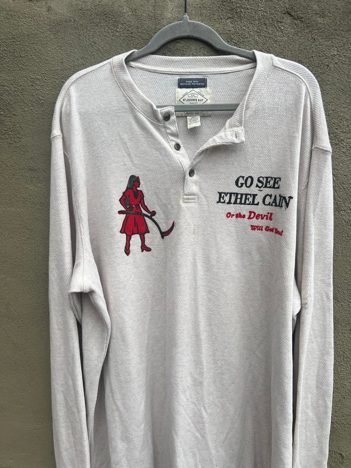 Go See Ethel Cain or the Devil Will Get You - Taupe Pullover