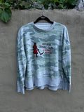 Go See Ethel Cain or the Devil Will Get You - “Time & Tru” Faded Camo Sweatshirt