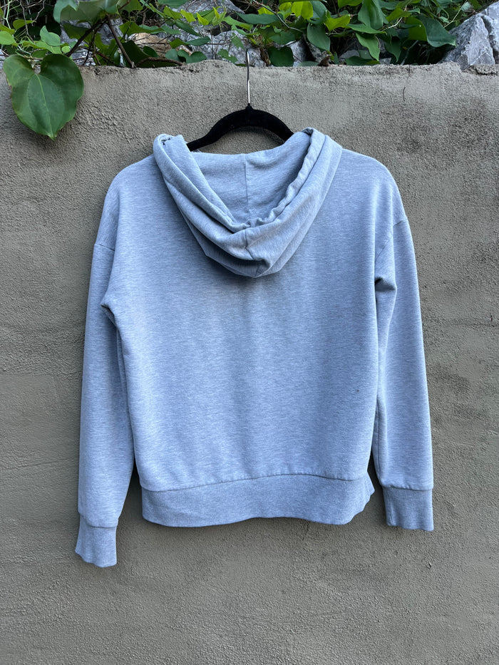 Go See Ethel Cain or the Devil Will Get You - “Time & Tru” Grey Zip-Up Hoodie