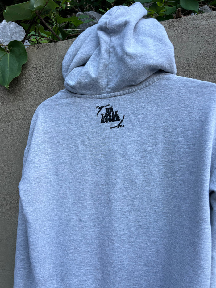 Go See Ethel Cain or the Devil Will Get You - “Time & Tru” Grey Zip-Up Hoodie