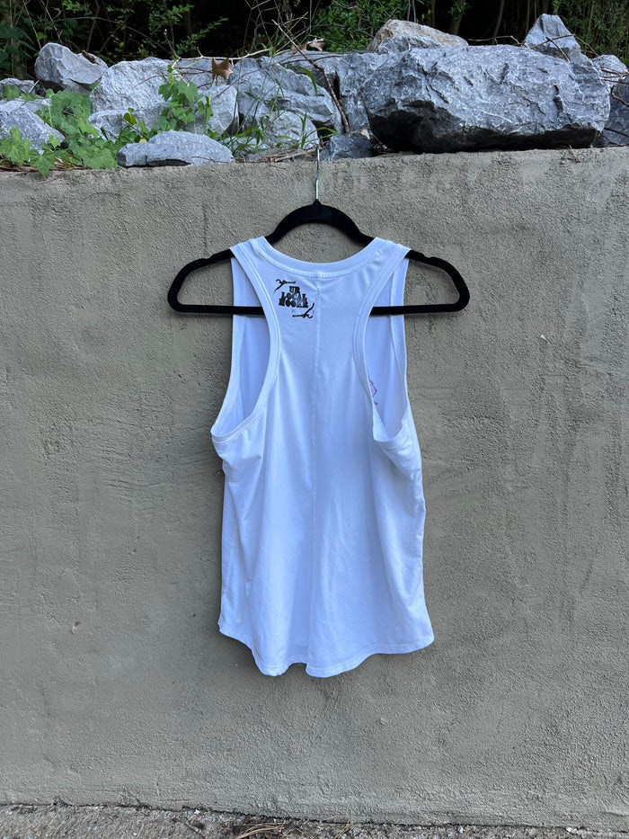 Go See Ethel Cain or the Devil Will Get You - White All in Motion Tank