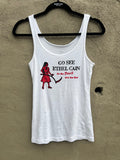 Go See Ethel Cain or the Devil Will Get You - White AND Tank Top