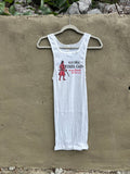 Go See Ethel Cain or the Devil Will Get You - White BVD Tank Top