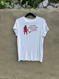 Go See Ethel Cain or the Devil Will Get You - White Cap Sleeve TShirt