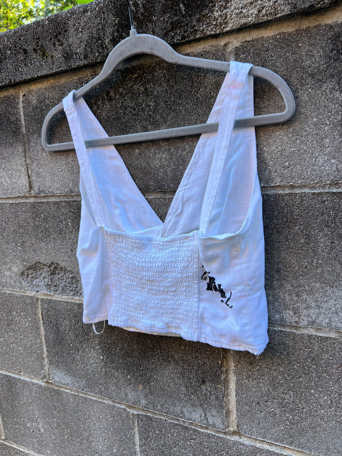 Go See Ethel Cain or the Devil Will Get You -  White Cut Out Tank