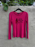 Go See Ethel Cain or the Devil Will Get You - “White House | Black Market” Longsleeve Red Shirt