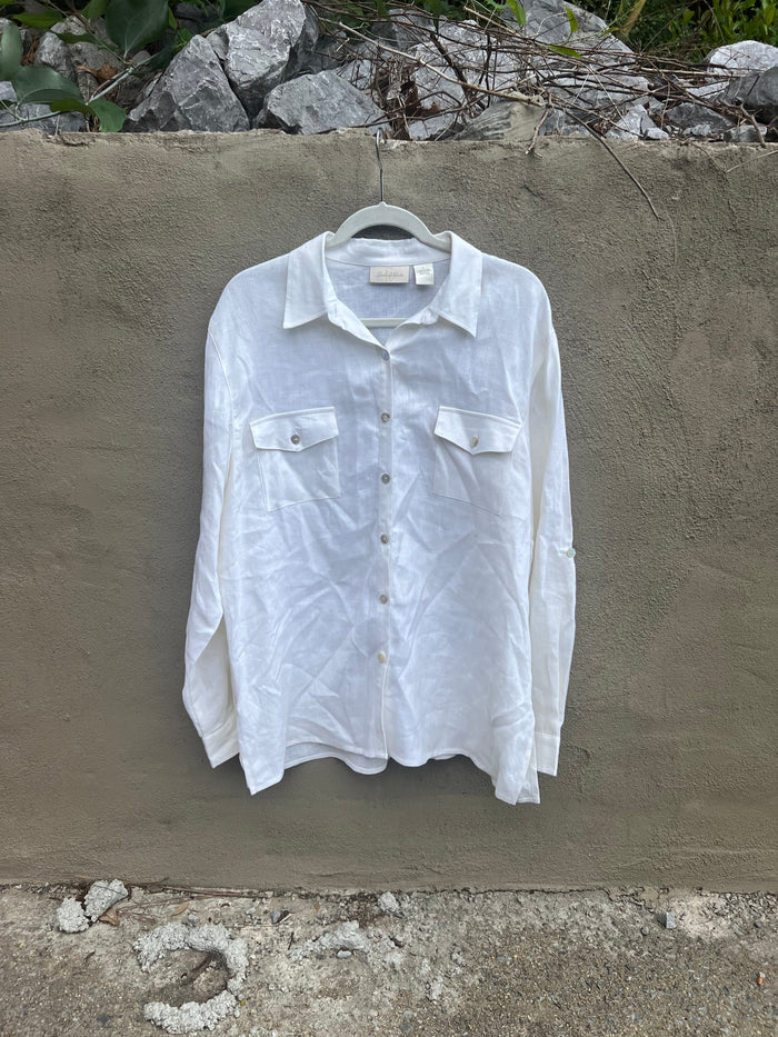 Go See Ethel Cain or the Devil Will Get You - White Linen Top