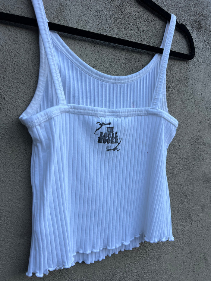 Go See Ethel Cain or the Devil Will Get You - White Old Navy Tank
