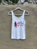 Go See Ethel Cain or the Devil Will Get You - White ON Tank Top